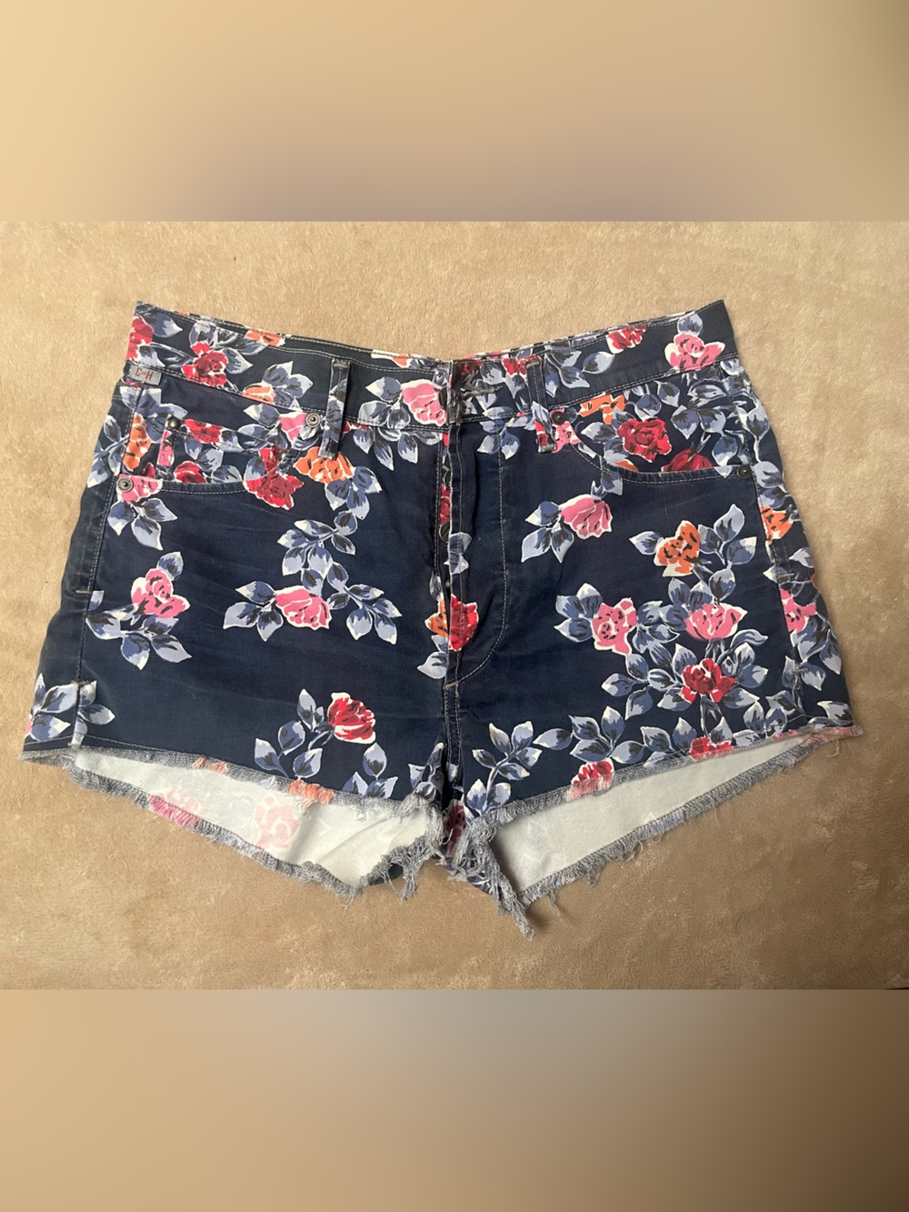 Citizens Of Humanity Chloe Floral High Waisted Shorts